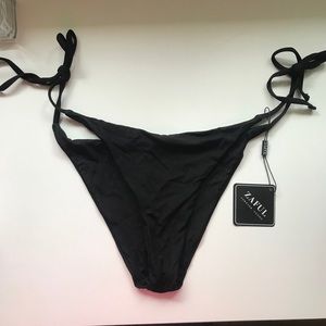 Black Tie Bikini Bottoms